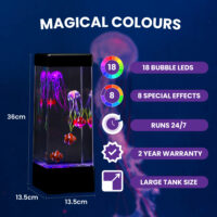 Jinx clownfish and jellyfish lamp